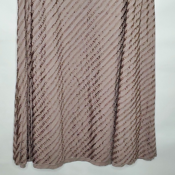 Soft Surroundings Textured Maxi Skirt Size 2X A-line Pull-on Boho Stretch Office - Picture 4 of 10